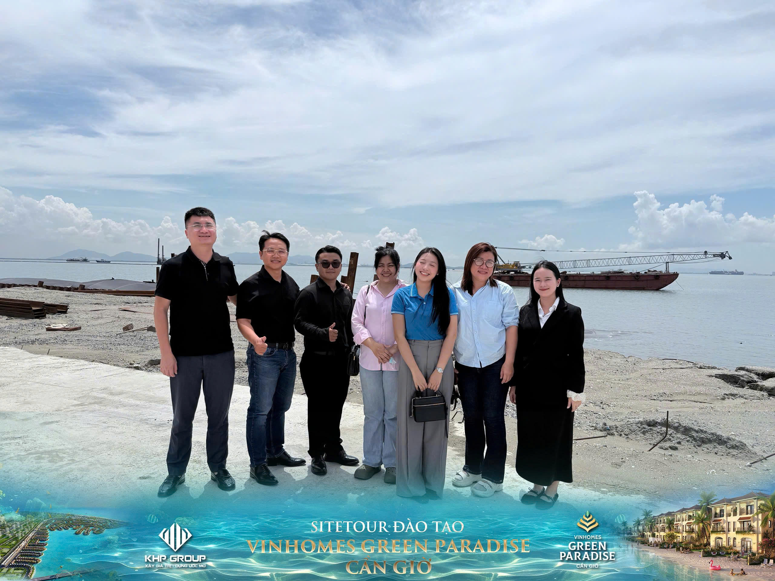 KHP GROUP TỔ CHỨC SITETOUR ĐÀO TẠO DỰ ÁN VINHOMES GREEN PARADISE CẦN GIỜ