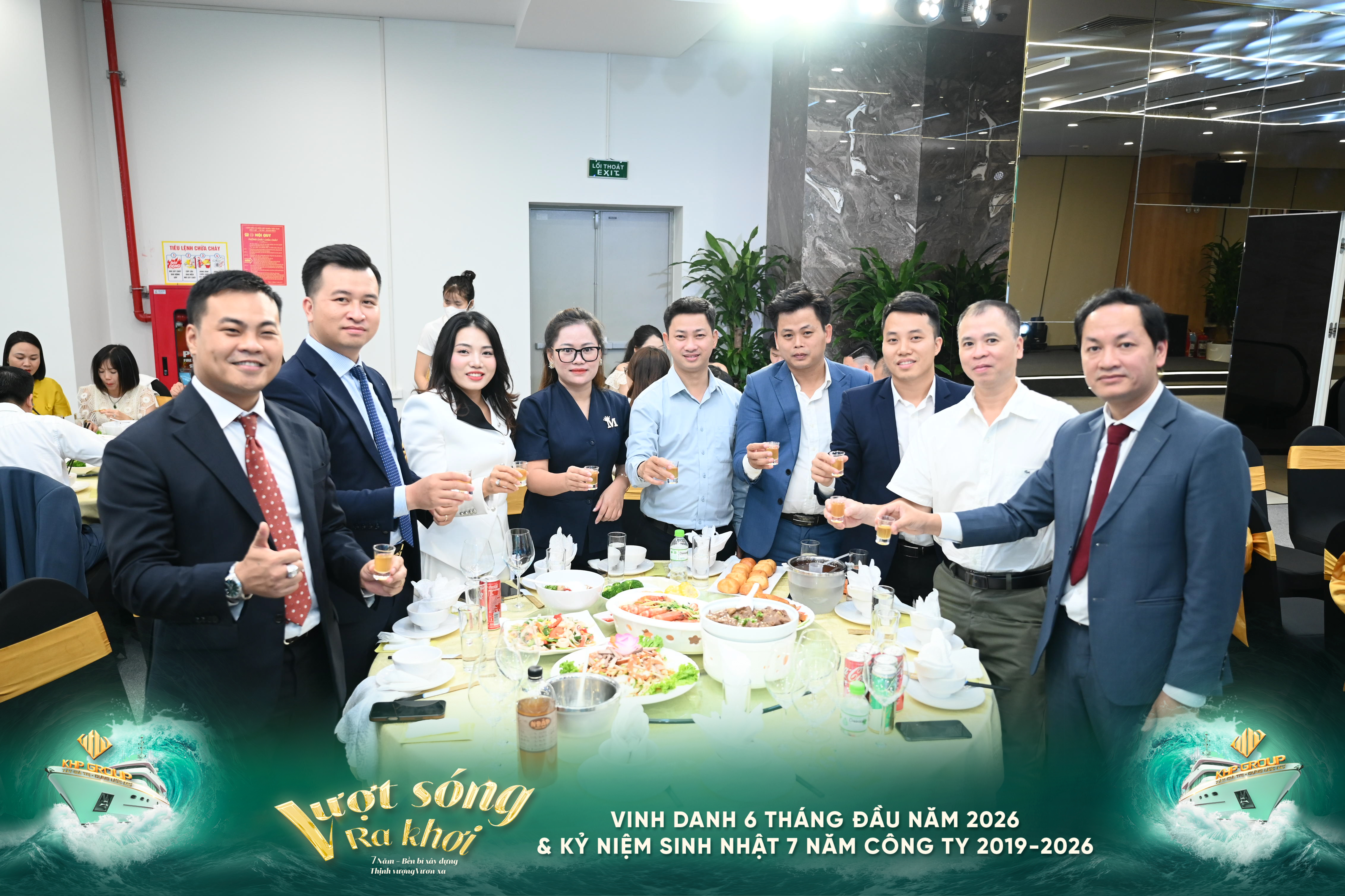 KHP GROUP kỷ niệm 7 năm thành lập và vinh danh thành tích 6 tháng đầu năm 2026