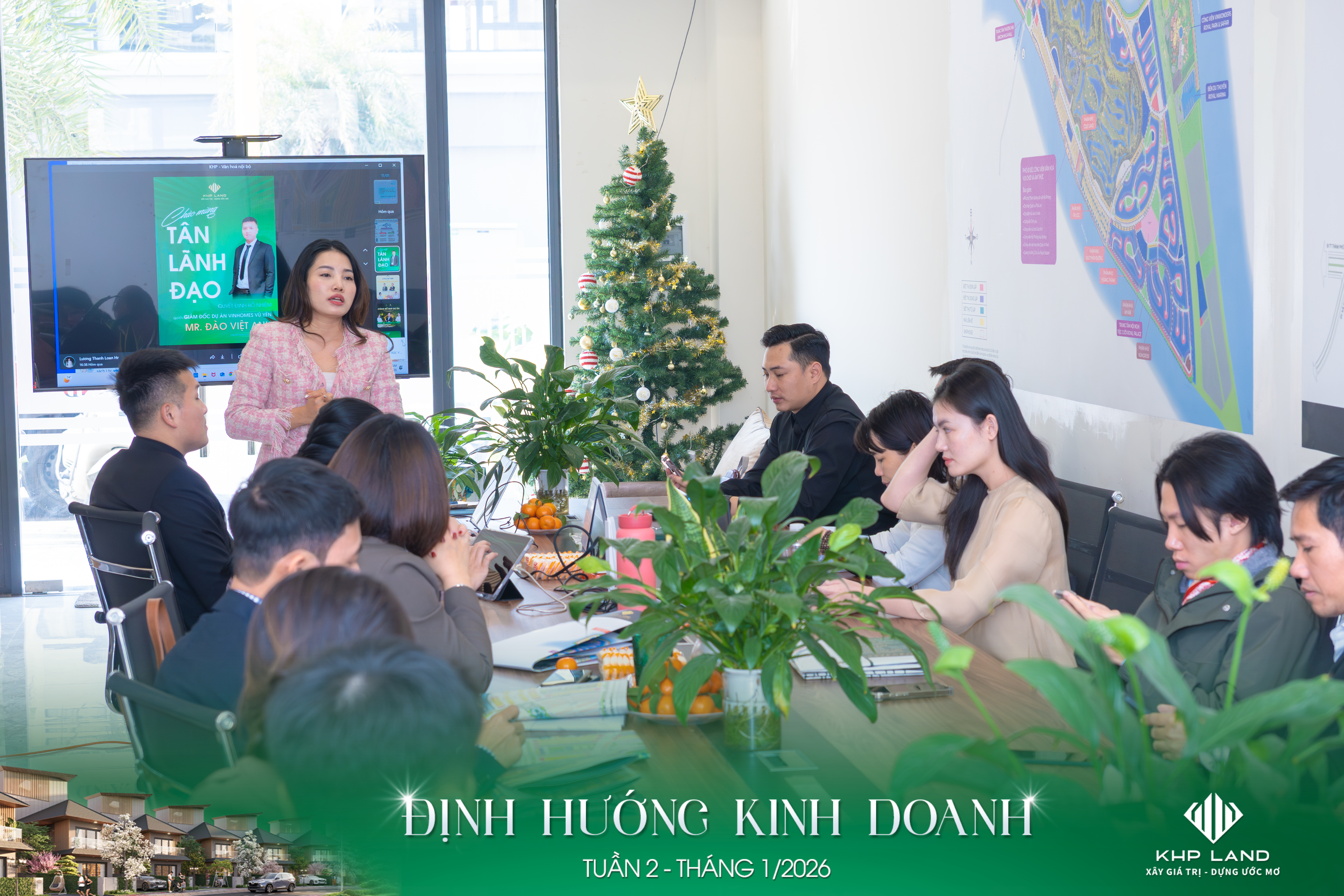 KHP LAND TỔ CHỨC BUỔI ĐÀO TẠO ĐỊNH HƯỚNG KINH DOANH CHO ĐỘI NGŨ NHÂN VIÊN TẠI VINHOMES VŨ YÊN VÀ VINHOMES DƯƠNG KINH 